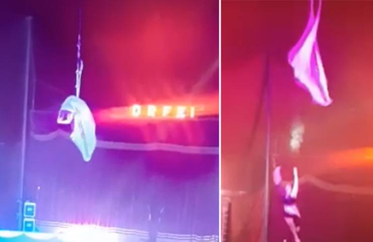 incidente per una trapezista del circo orfei
