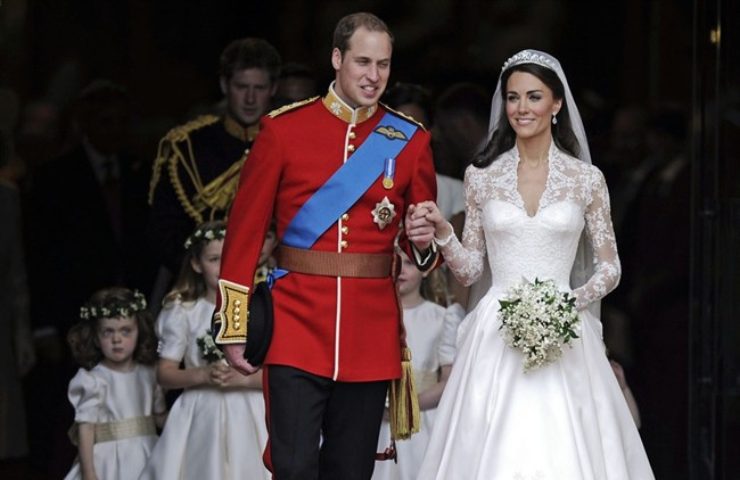 William e Kate matrimonio reale foto